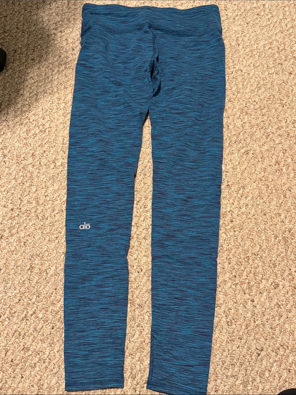 ALO Yoga Women’s Blue Space-Dye Leggings